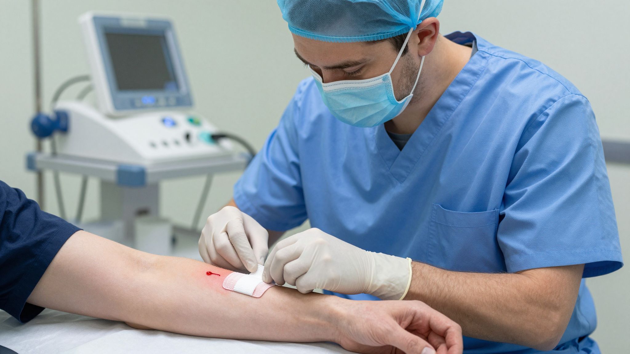 A sebből áradó vér, mint az élet sürgős üzenete, megállíthatja a múlt fájdalmát, új reményt hirdetve.