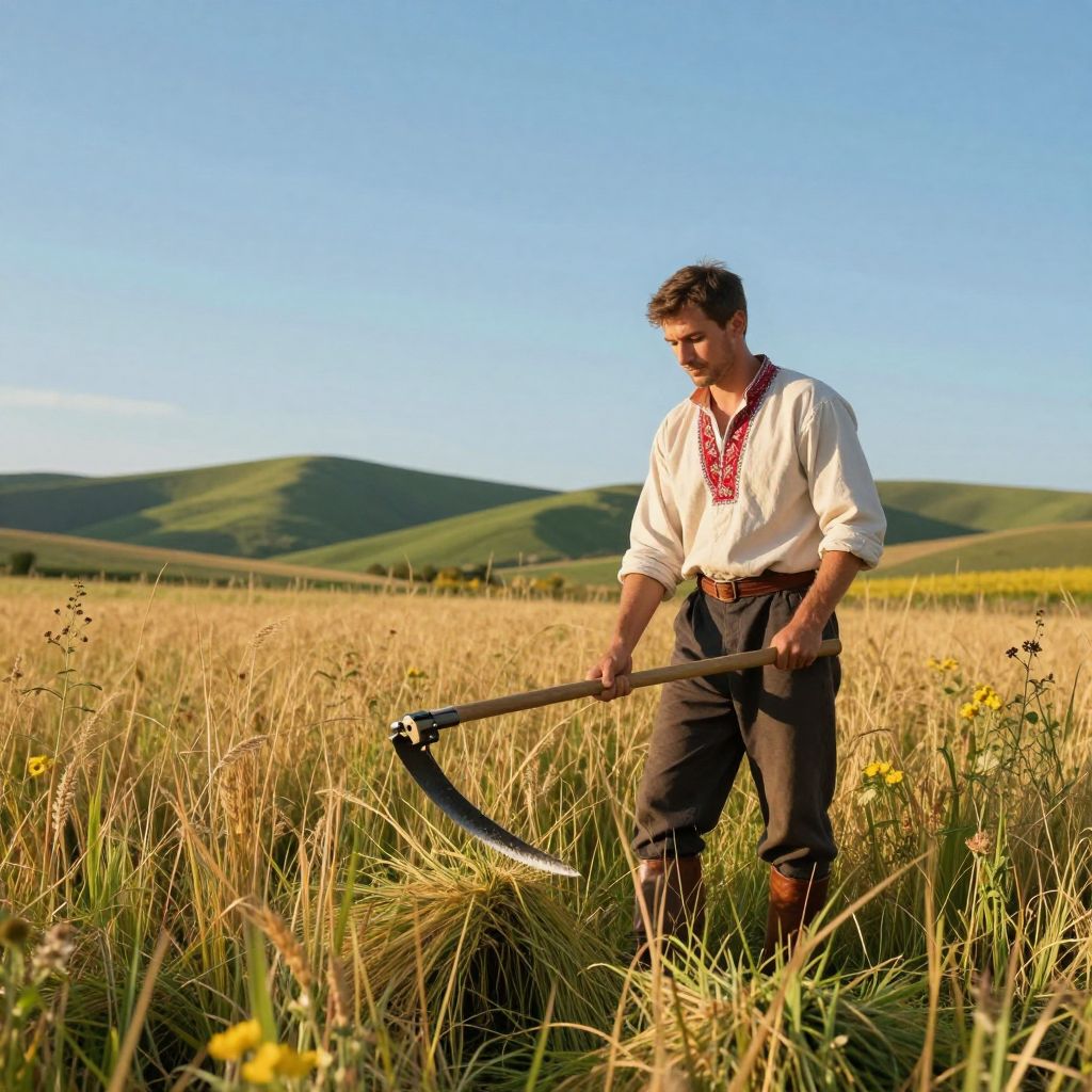 A kaszával való védekezés álma a belső félelmek leküzdésének szimbóluma, új erőt adva az élet kihívásaihoz.