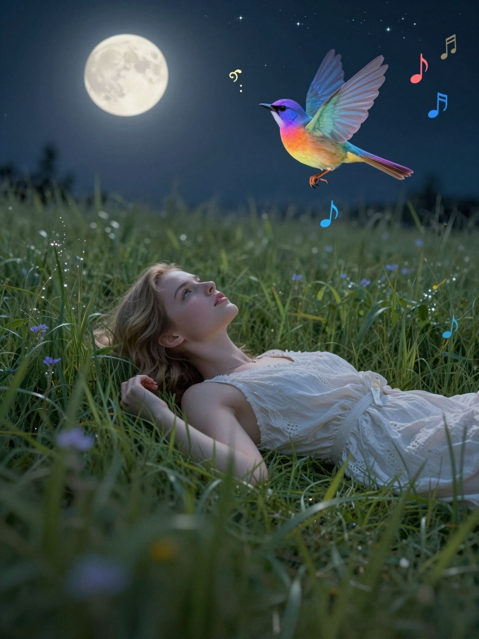 Álmaiban a rigó dala szívéhez ér, titkokat suttogva, melyek felfedik a lélek elrejtett vágyait.