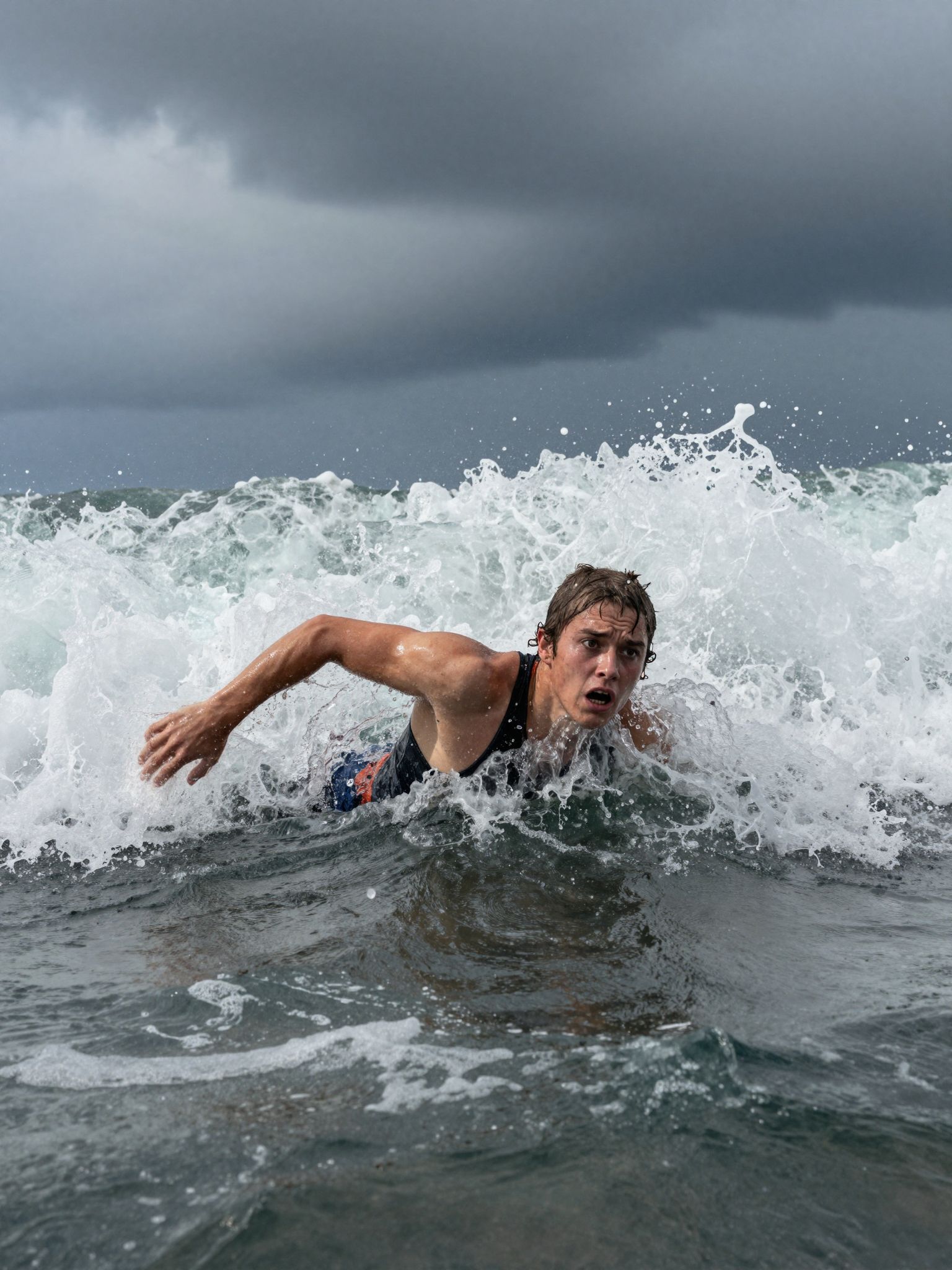 A cunami vizében úszva a lelki megújulás és az érzelmi hullámzás szimbóluma rejlik, ami átalakulást ígér.