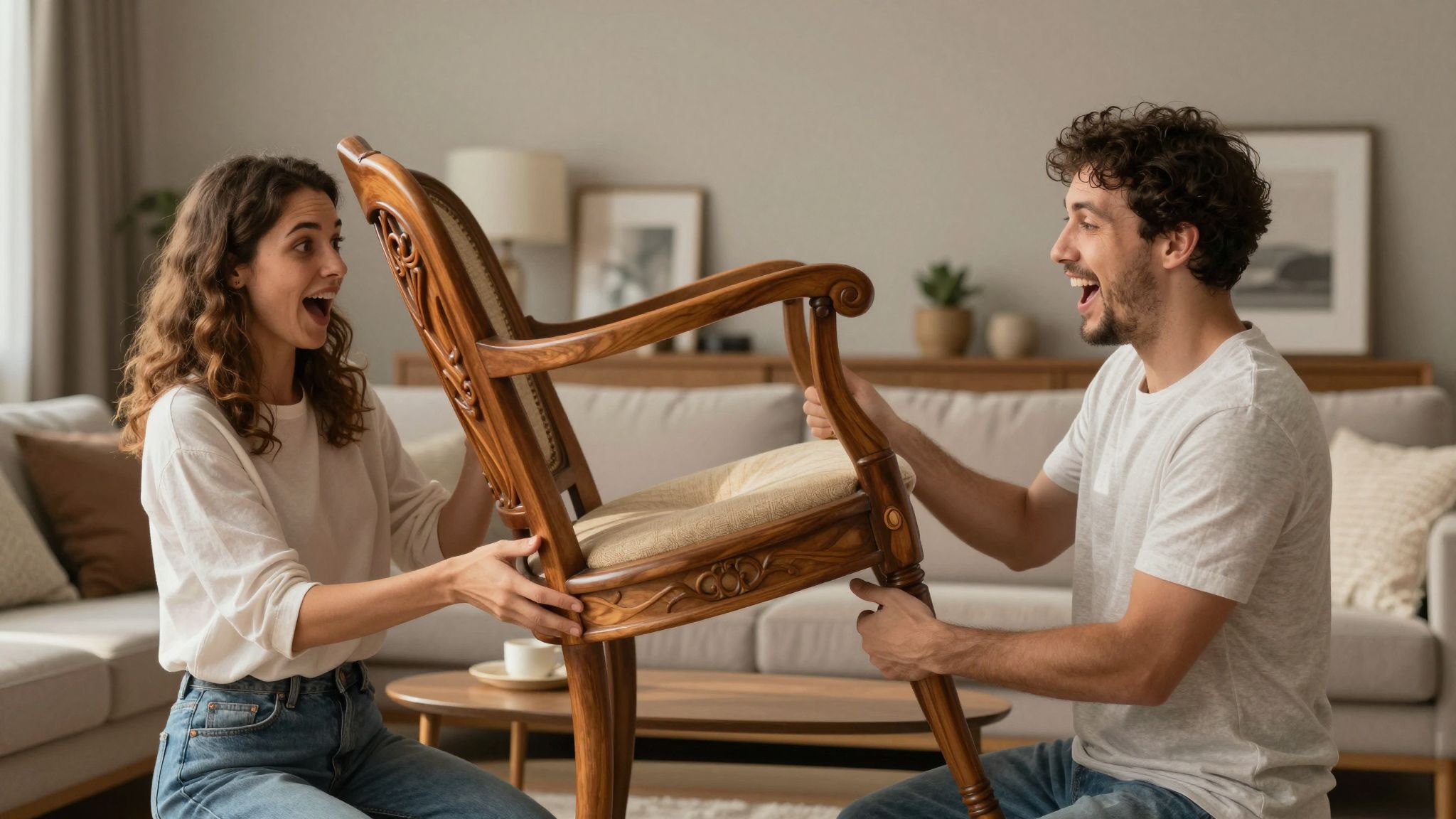 Az ajándékba kapott szék a barátság és az új lehetőségek kapuját nyithatja meg az álmodó előtt.