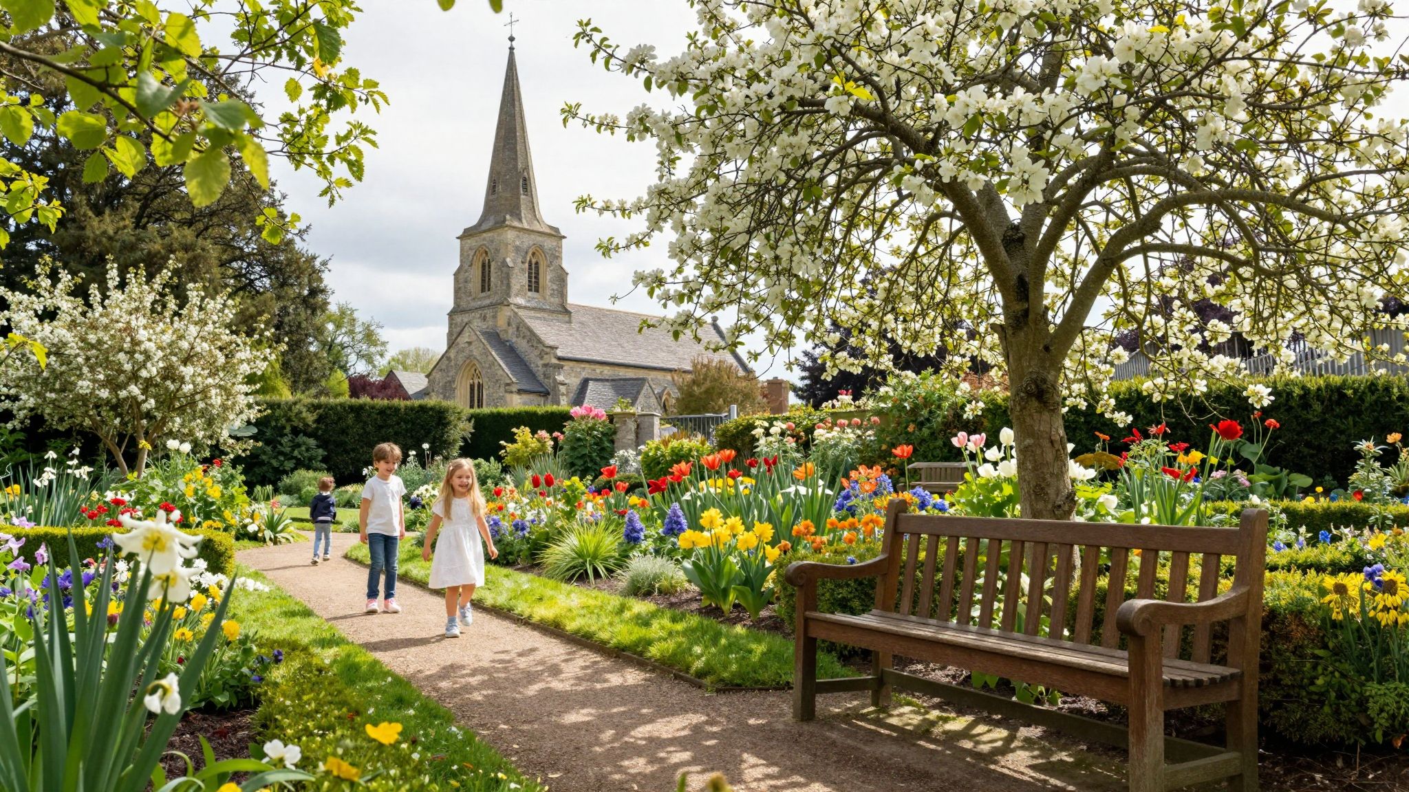 A plébánia udvarán a virágok titkokat suttognak, melyek az álmaink igazságait tárják fel előttünk.