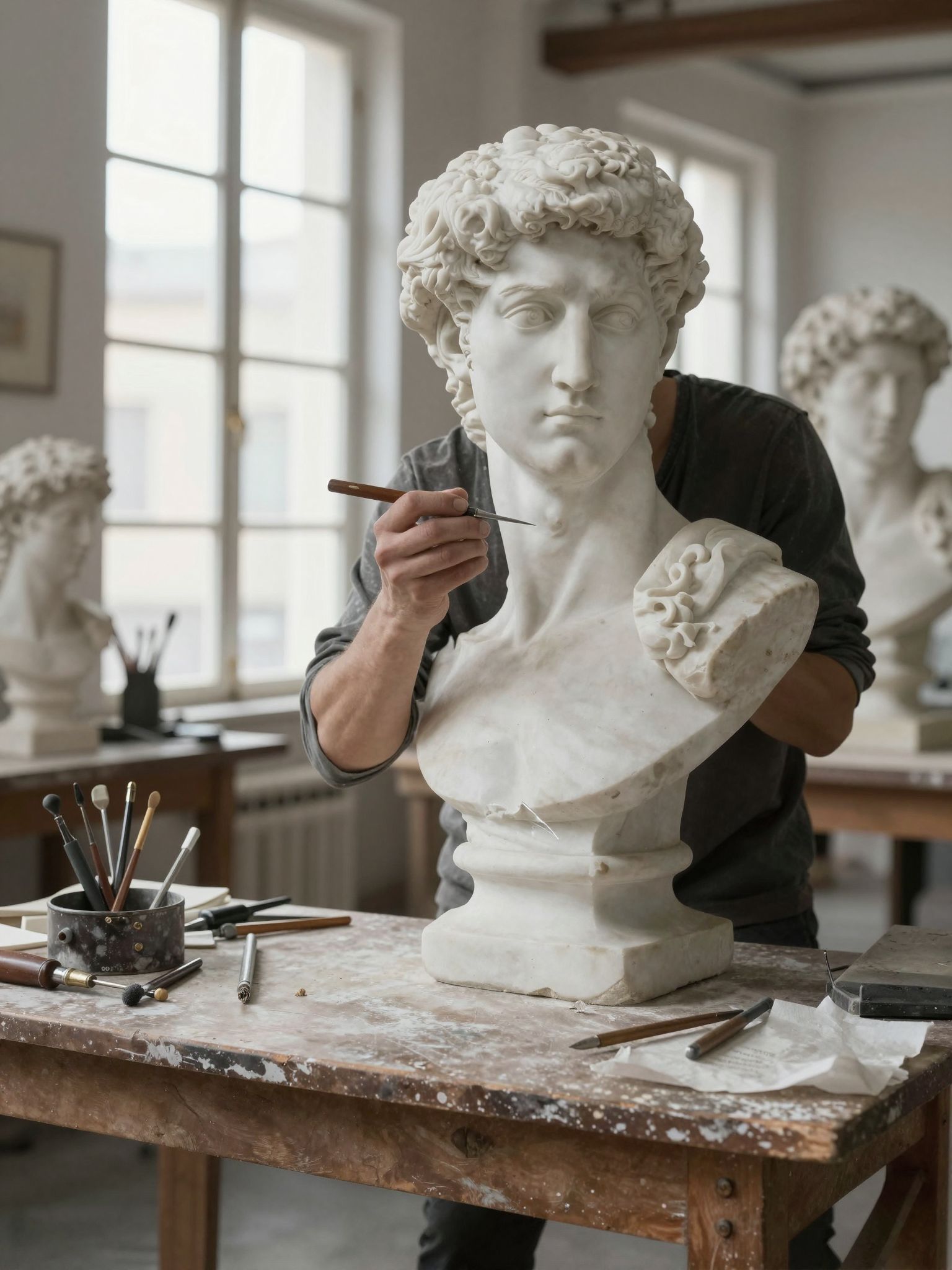 A mellszobor készítése során a lélek szellemét formázzuk meg, hogy örök emlékként éljen tovább álmainkban.