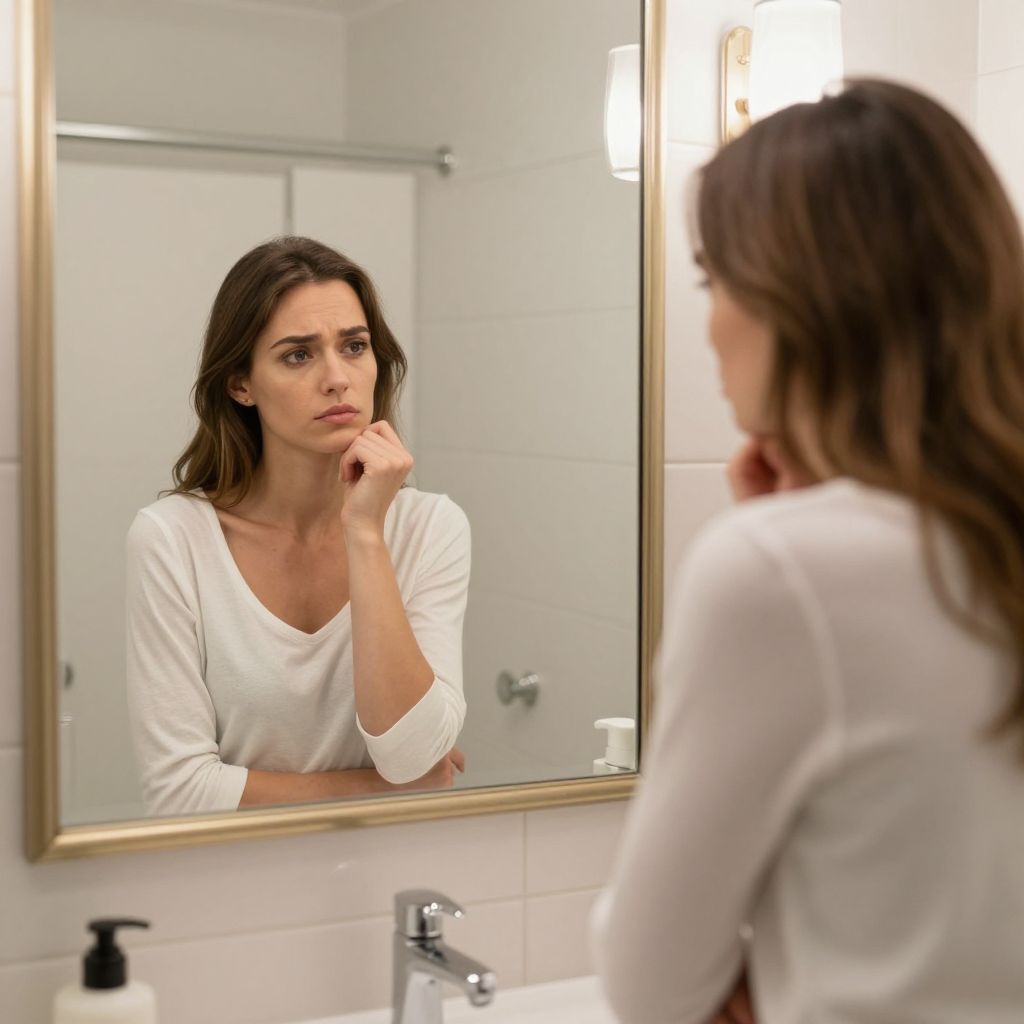 A mosdóban lévő idegen szimbólum lehet a rejtett félelmeinkkel való szembenézés, amely új utakat nyithat meg az önismeret felé.