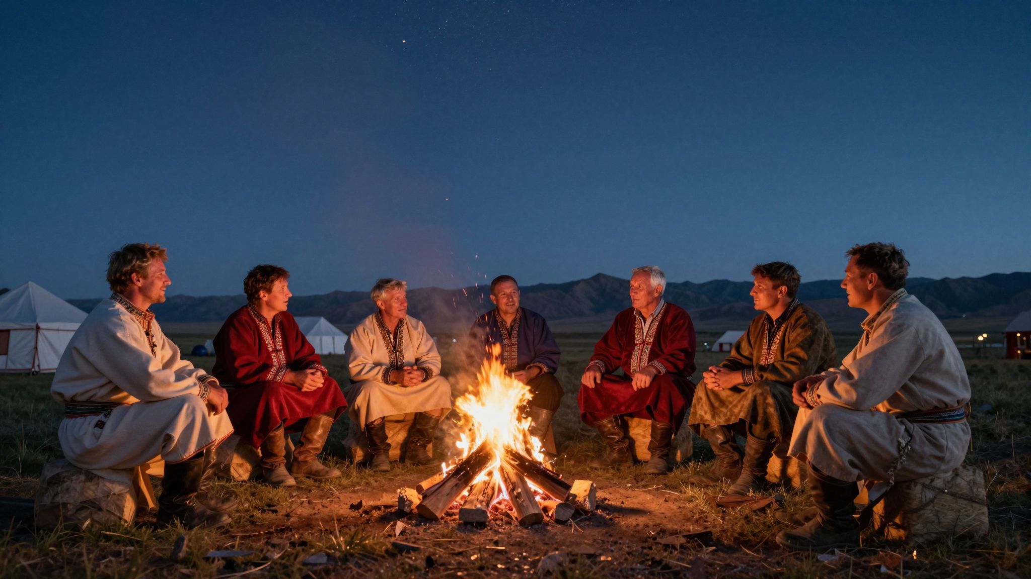 A nomád törzsek találkozása varázslatos pillanatokat rejt, ahol a szívek és álmok egyesülnek a végtelen tájban.