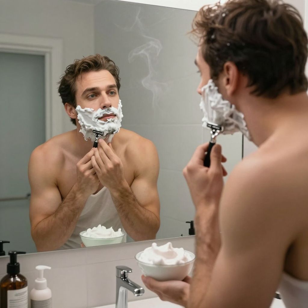 A borotválkozás rituáléja az álmokban a megújulás szimbolikáját hordozza, új kezdeteket és átalakulásokat sejtetve.