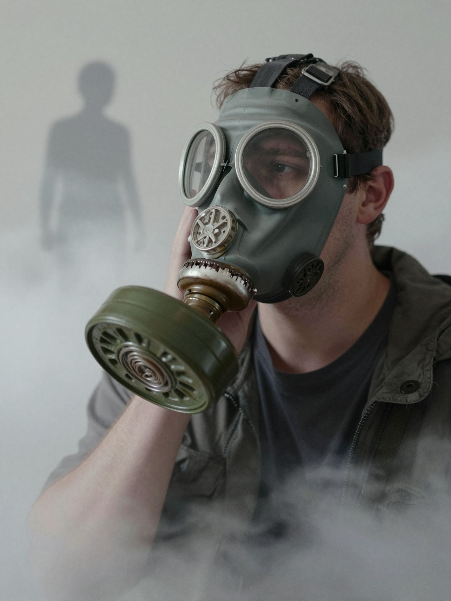 A gázálarc álmaiban a rejtett félelmek és titkok mélyén burjánzó, sötét érzelmek várnak felfedezésre.