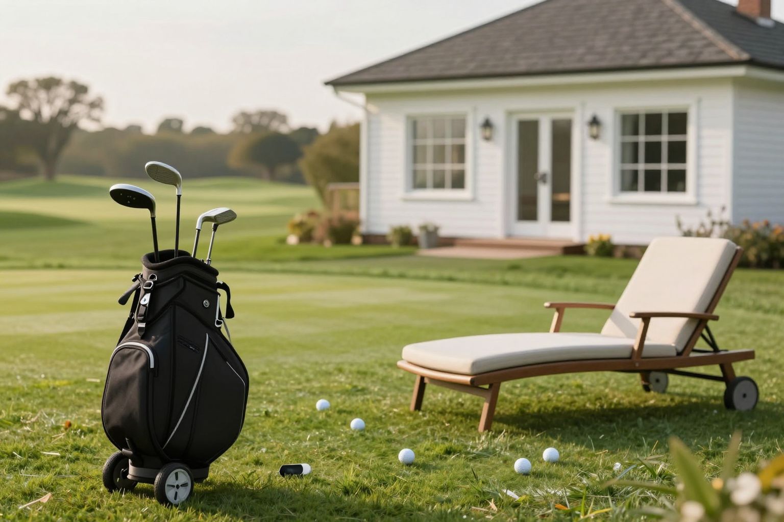 A golfpálya titkos oázis, ahol a nyugalom és a biztonság egyesül, álmainkban otthonná válik.