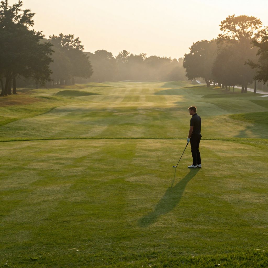 A golfpálya üressége a lélek mély vágyát tükrözi, ahol a magányban felfedezhetjük a belső szabadságot.
