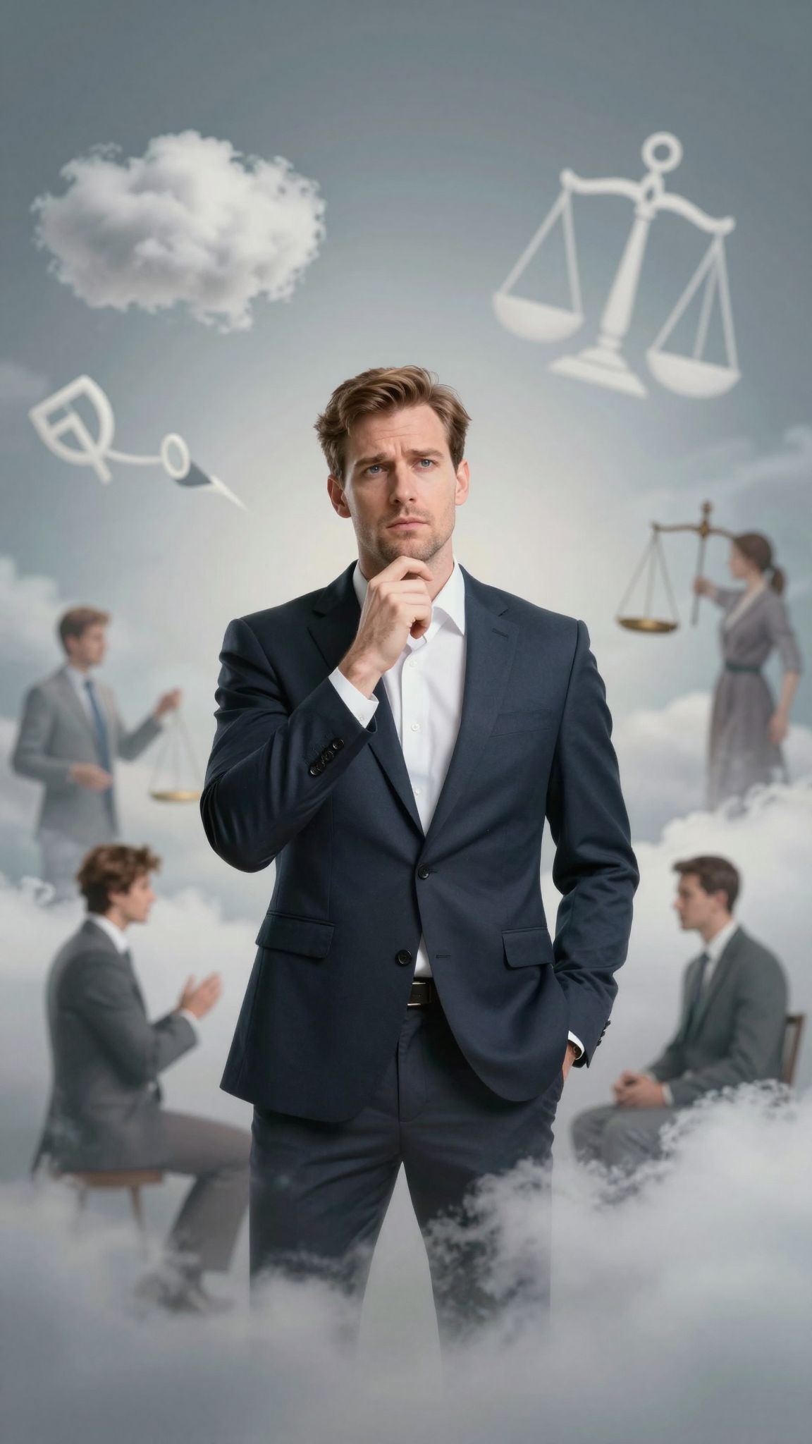 Az álmokban a jogász szimbolizálja a belső harcokat, ahol a vágyak és félelmek összecsapnak, megtalálva az igazságot.