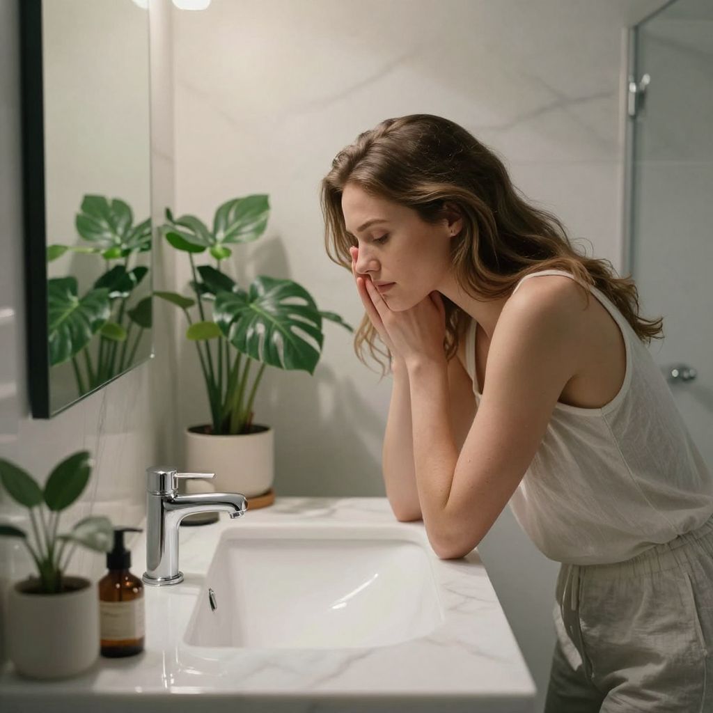 A mosdó, mint a lélek tükröződése, a vágyak és titkok elrejtett szentélye, ahol az intimitás életre kel.