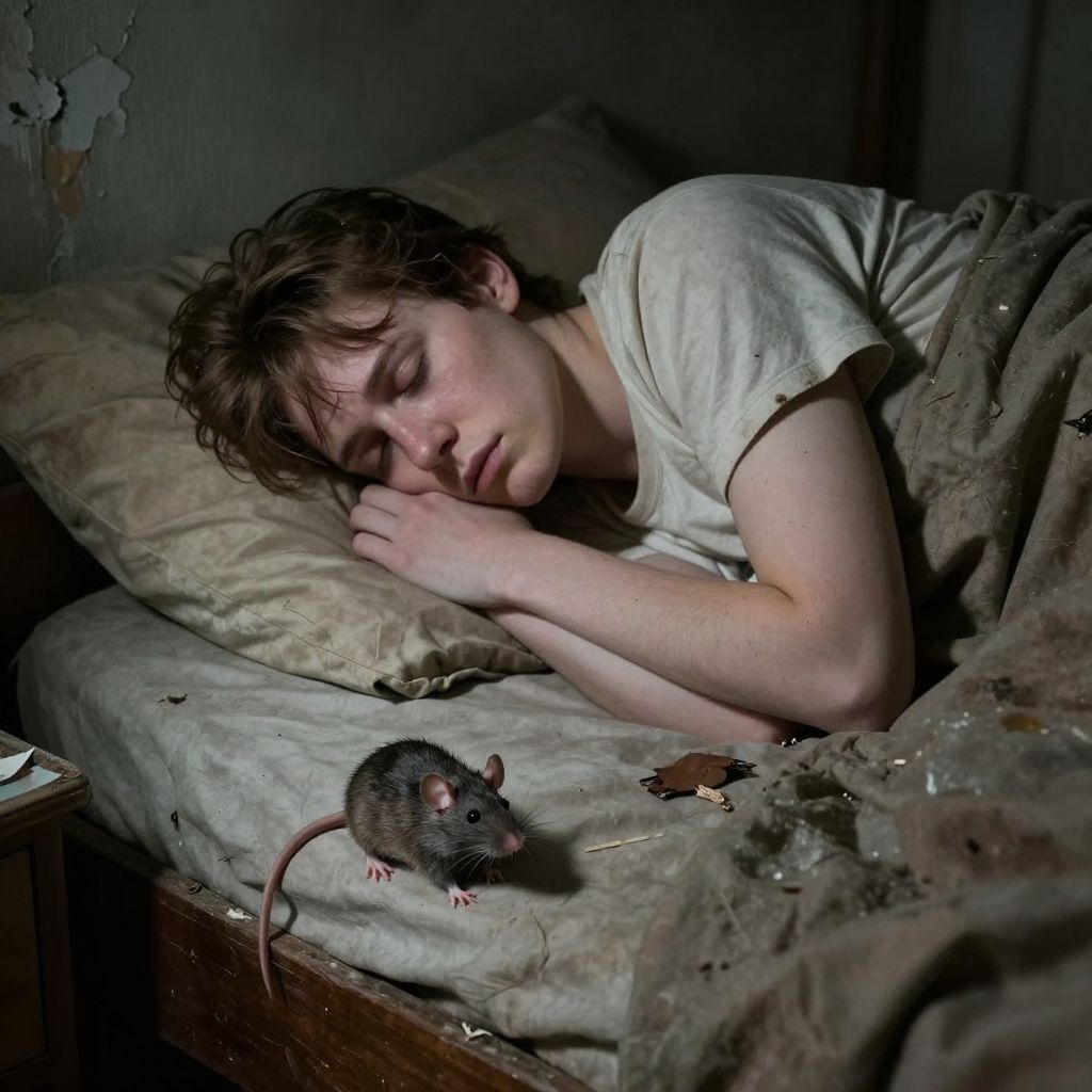 A patkány az álmokban a rejtett félelmek szimbóluma, amelyek feltárják a szorongást és a túlélés ösztönét.