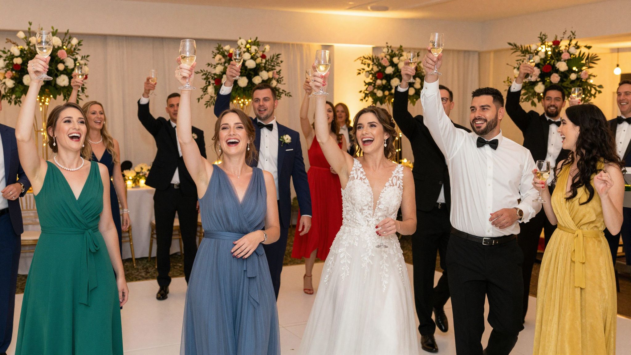 Az álombeli tivornya új kezdeteket jelképez, ahol az öröm és a szeretet ünneplése egy varázslatos esküvőhöz vezet.