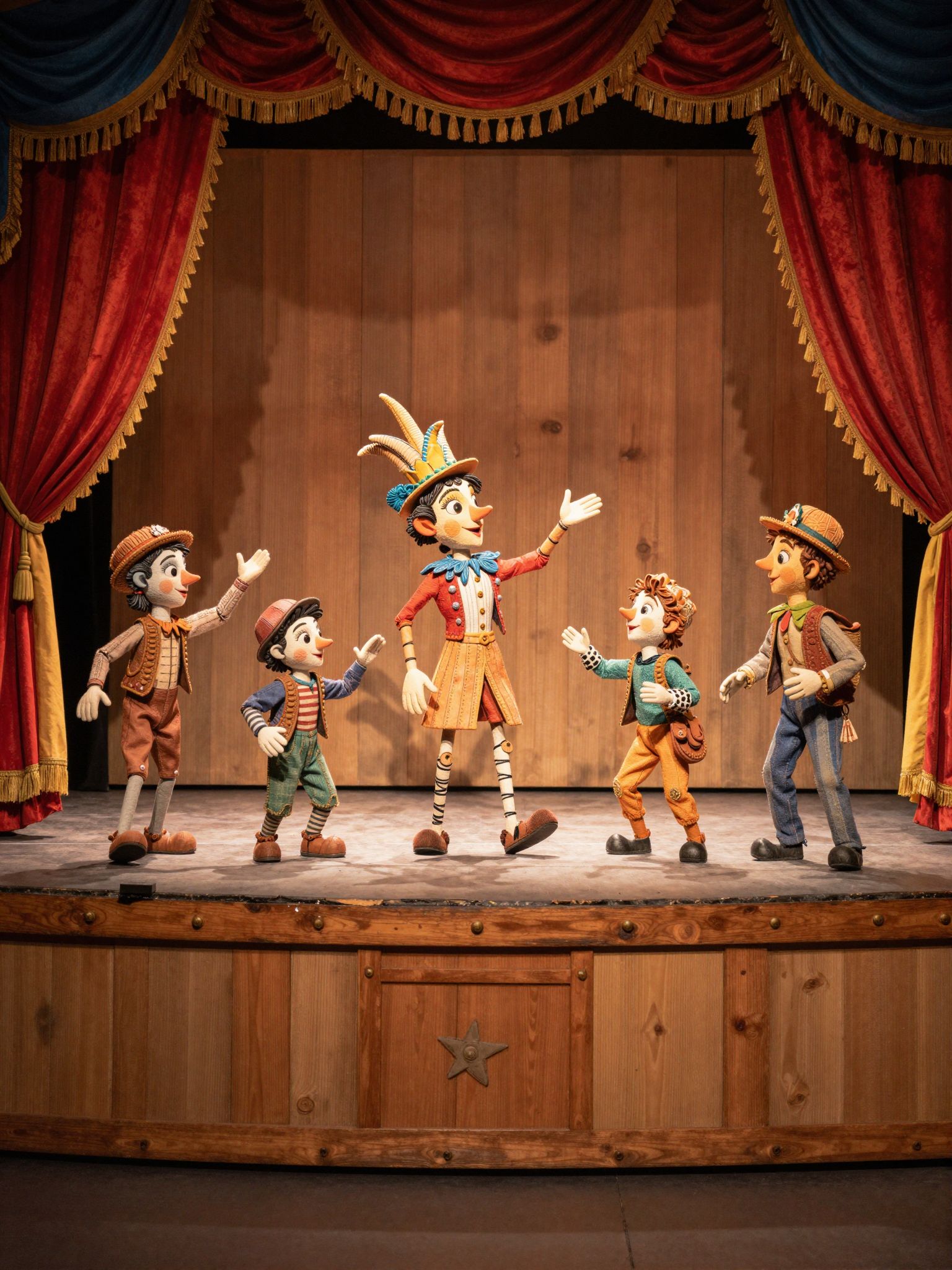 A bábszínházban a bábok titkos meséket suttognak, életre kelve álmaink rejtett vágyait tárják fel.