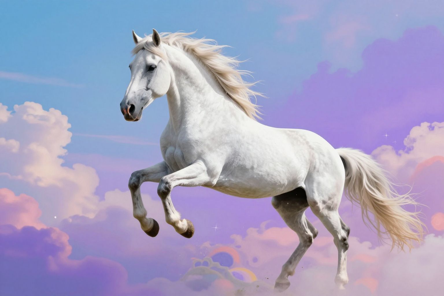 A repülő ló az álomban az elszabadult vágyakat és a határok nélküli álmokat szimbolizálja, felszabadítva a kreatív szellemet.