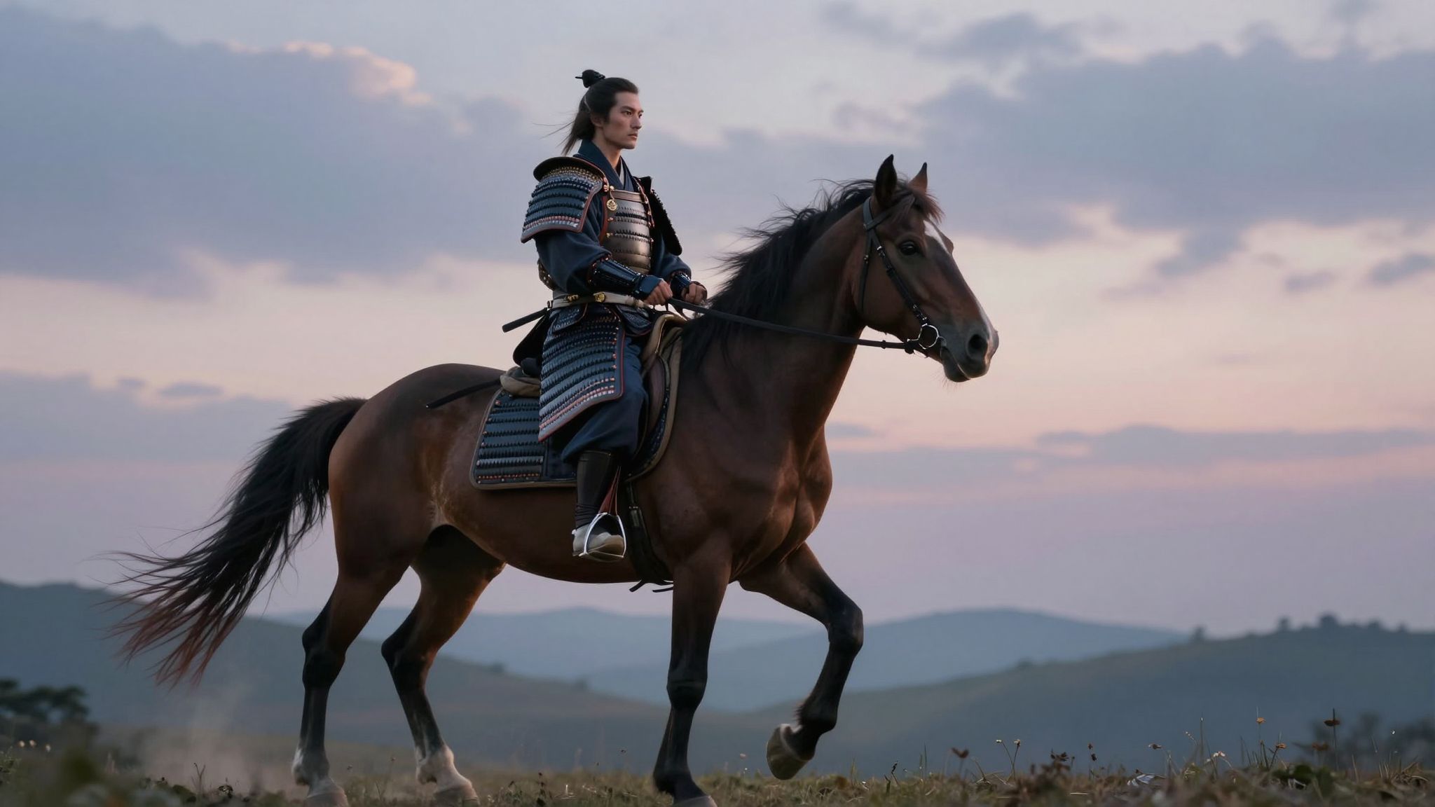 A szamuráj lovaglás álombeli képe a bátorság és a belső béke keresését szimbolizálja, egy titkos utazásra hív.