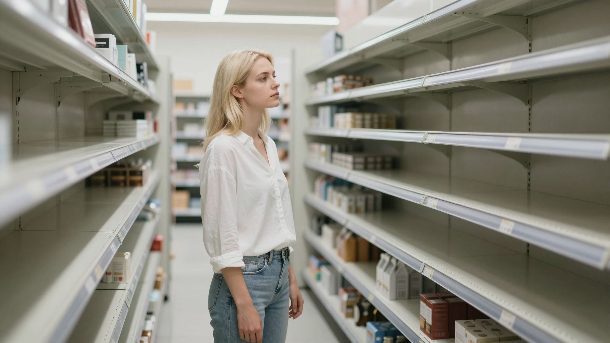 Az üres bolt álma a vágyak beteljesületlenségét jelképezi, tükrözve a hiányt és a keresést belső világunkban.