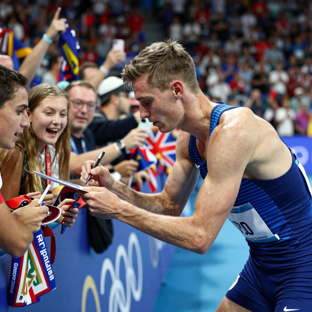 Az autogram álma a sportág iránti szenvedélyt és a sikerre való vágyakozást szimbolizálja, egy varázslatos találkozás ígéretével.