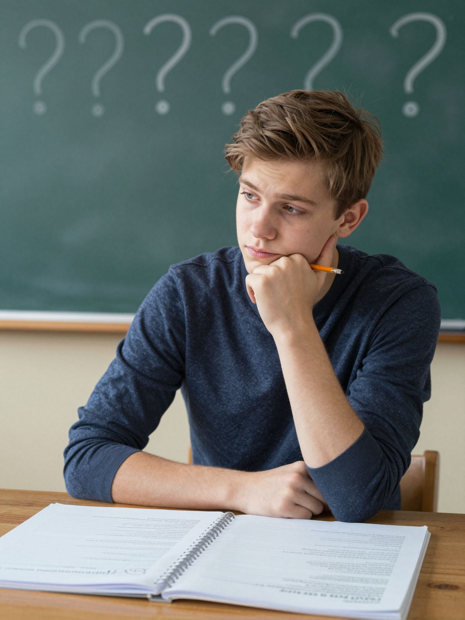 A kérdőjel egy vizsgán a felelősség és a tudás határvonalát jelzi, melyben a tudatalattid rejteget titkokat.