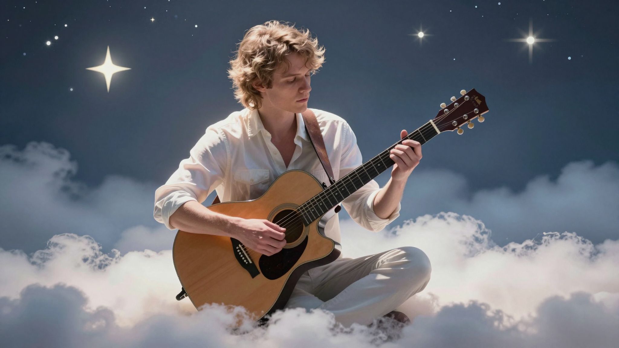 Álmainkban a híres gitárosok hangja a lélek mélyére hatol, új inspirációt és kreatív utakat nyitva meg.