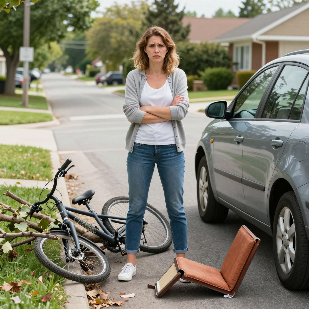 Az úton heverő tárgyak álmainkban a rejtett félelmeink és elhanyagolt problémáink szimbólumai, melyek elkerülnek minket.