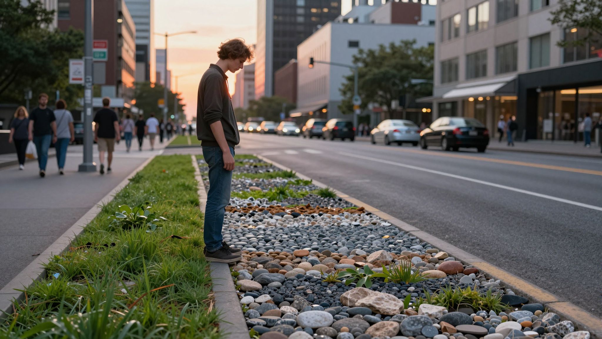 Álmunkban a járdasziget anyagának változása új lehetőségeket és rejtett érzelmeket hozhat a felszínre, amelyek váratlan utakat nyitnak meg.