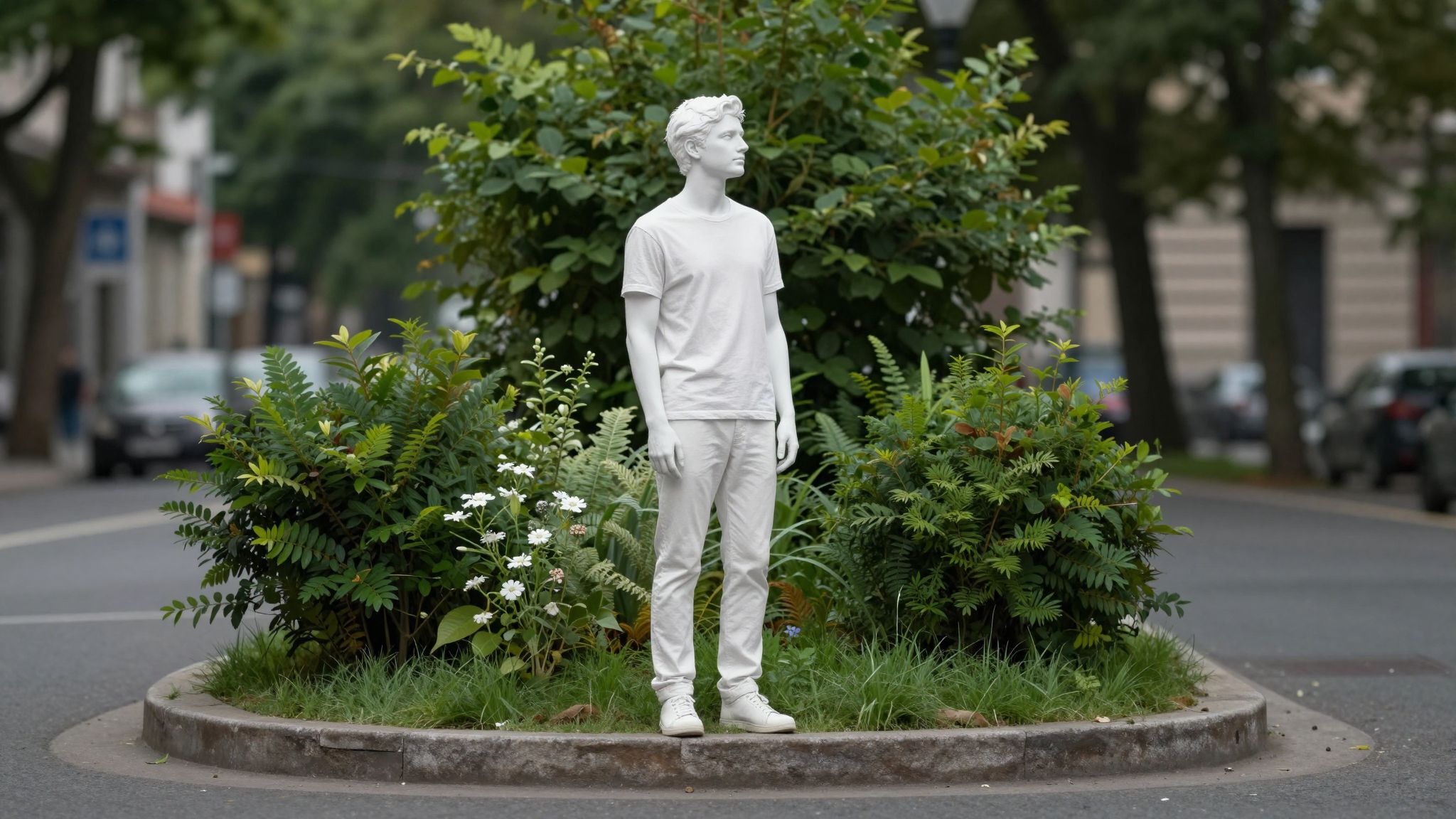 Álmunkban a járdaszigeten megjelenő idegen a rejtett vágyainkat és félelmeinket szimbolizálja, egy különös találkozás eredményeként.