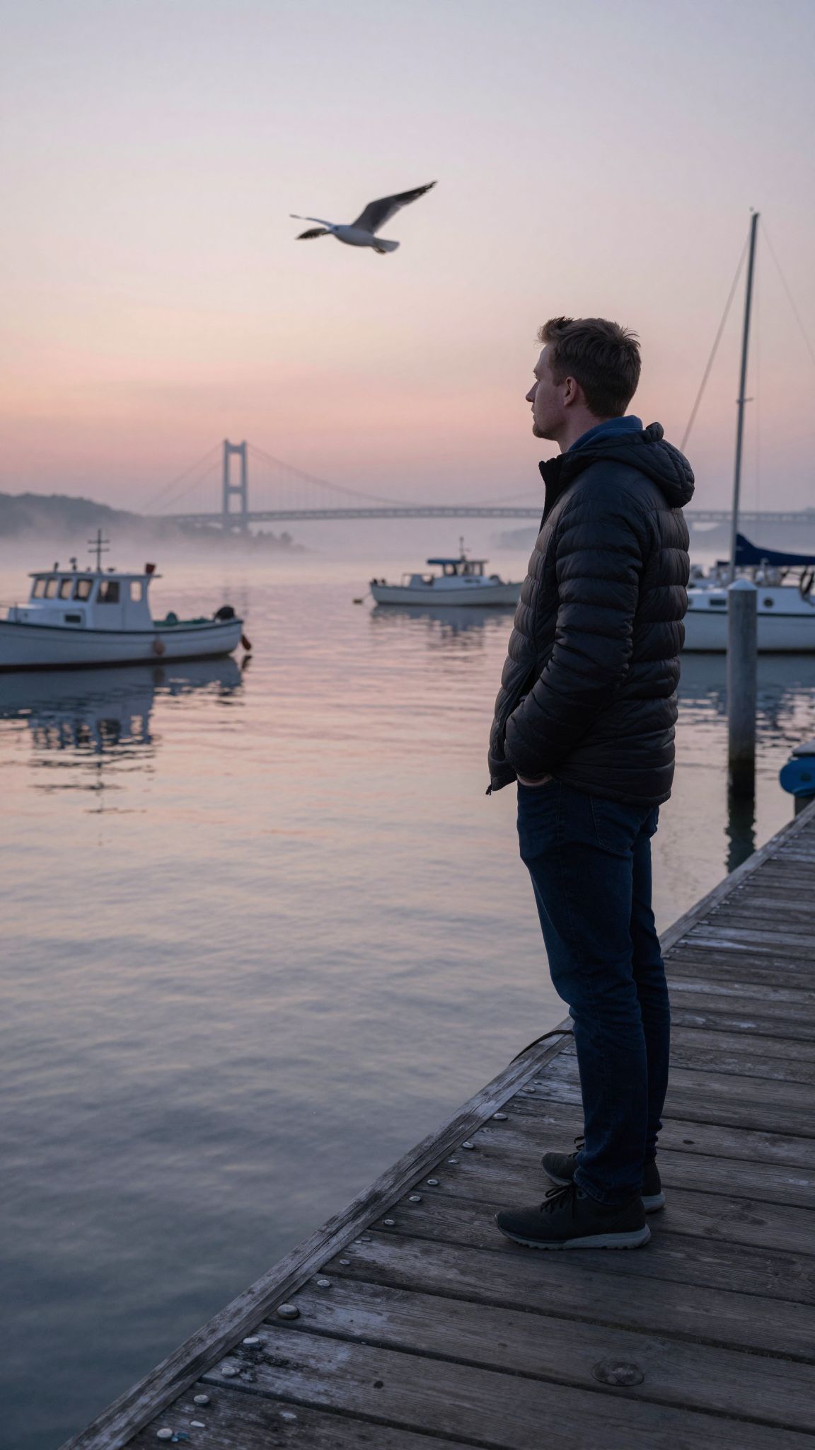 A kikötőben lévő híd álma a választások és új kezdetek szimbolikus kapuja, érzelmi utazásra hívva téged.