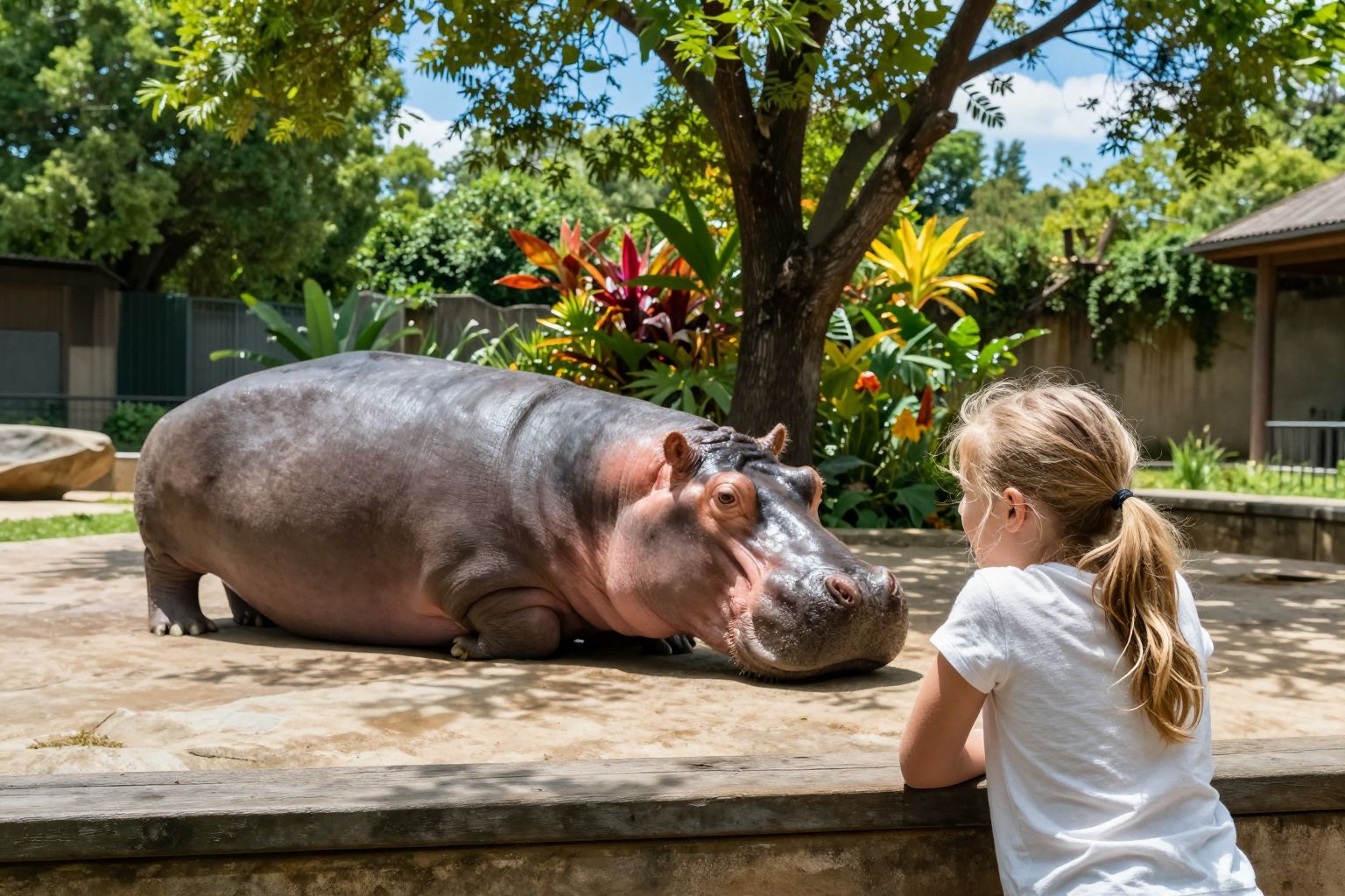 Álmodni egy vízilóval az állatkertben jelzi, hogy a belső békéd és erőd kimeríthetetlen forrásokra tekint.