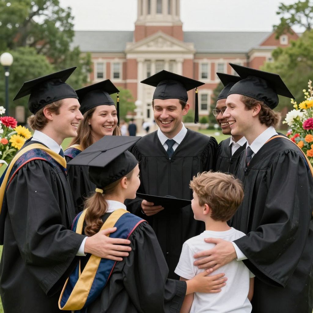 A ballagási álmokban a családtagok és ismerősök a múlt és jövő összefonódását szimbolizálják, érzelmi kötelékeket teremtve.