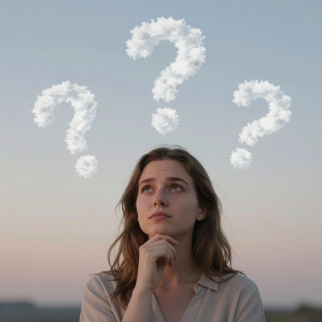 A kérdőjel az álomban rejtett vágyakat, titkos félelmeket és a tudatalatti kérdéseket szimbolizálja, magával ragadó titkokkal teli.