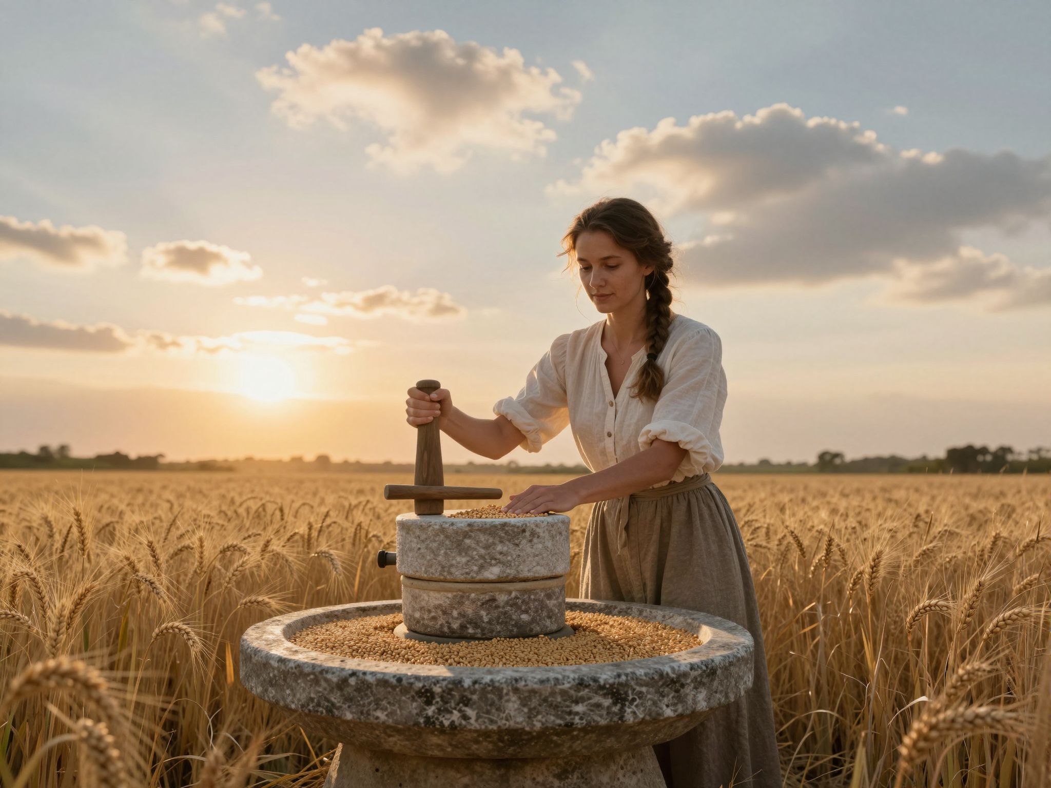 Álmunkban az árpa őrlése új lehetőségeket és elrejtett vágyakat szabadít fel, mint a reggeli napfény.