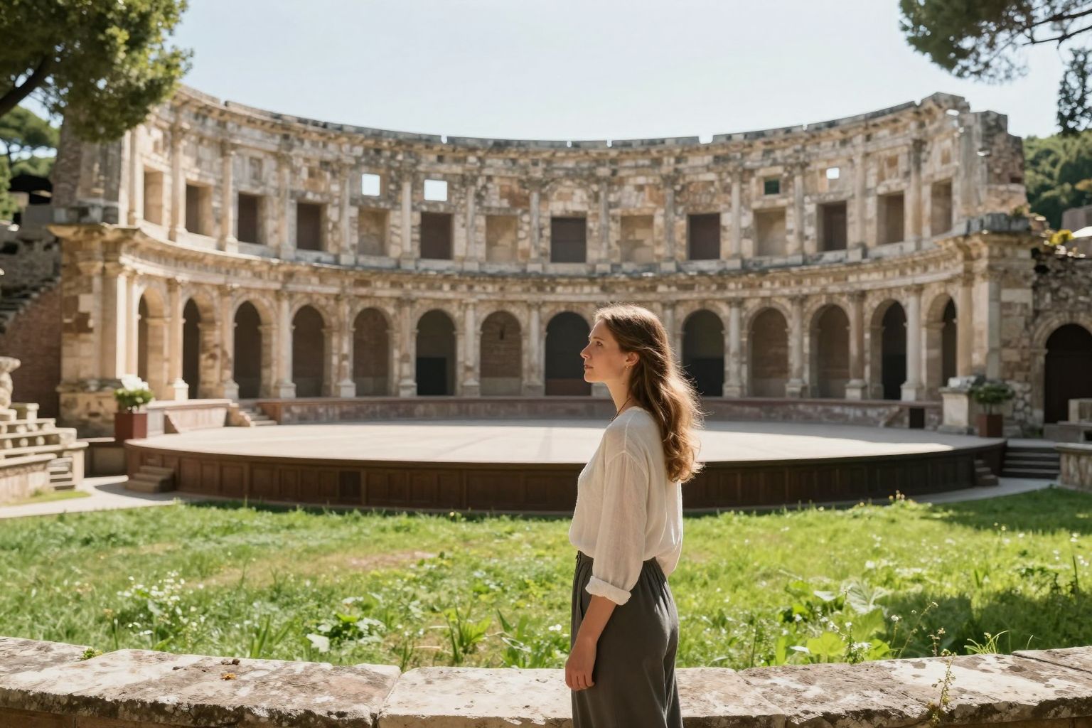 Az amfiteátrumban álmodott vágyak színpadra lépnek, ahol a lélek kreativitása szabadjára engedi a művészi álmokat.