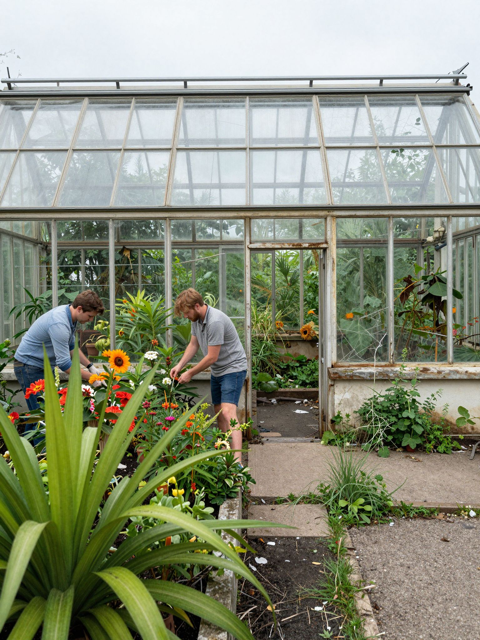 Az üvegház titokzatos lelke őrzi az álmok emlékét; minden elhagyott sarok egy új lehetőség varázslatos hívogatója.