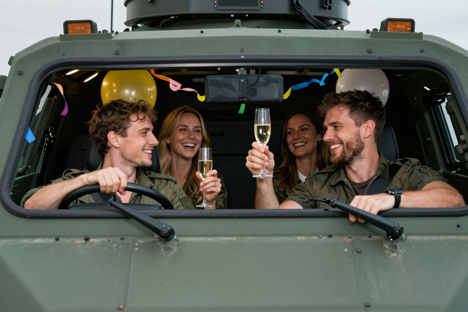 A páncélautó kényelme mögött rejtőzik az elfojtott vágyak és titkos ünnepek ünnepélyes varázsa.