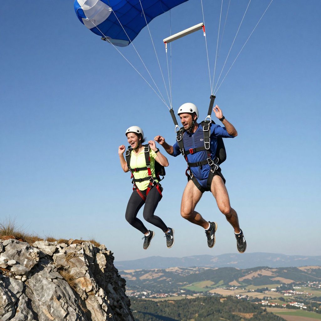 Az ejtőernyőzés az álmokban a szabadulás vágyát és az élet kihívásaival való szembenézést symbolizálja.