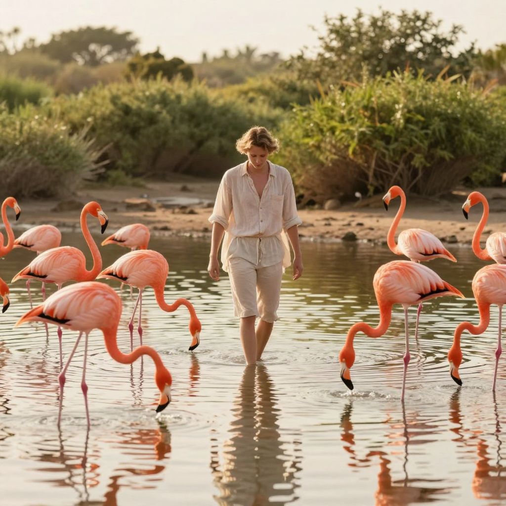 A flamingóval való utazás során a lélek szárnyal, új perspektívák nyílnak meg, és a világ színei életre kelnek.