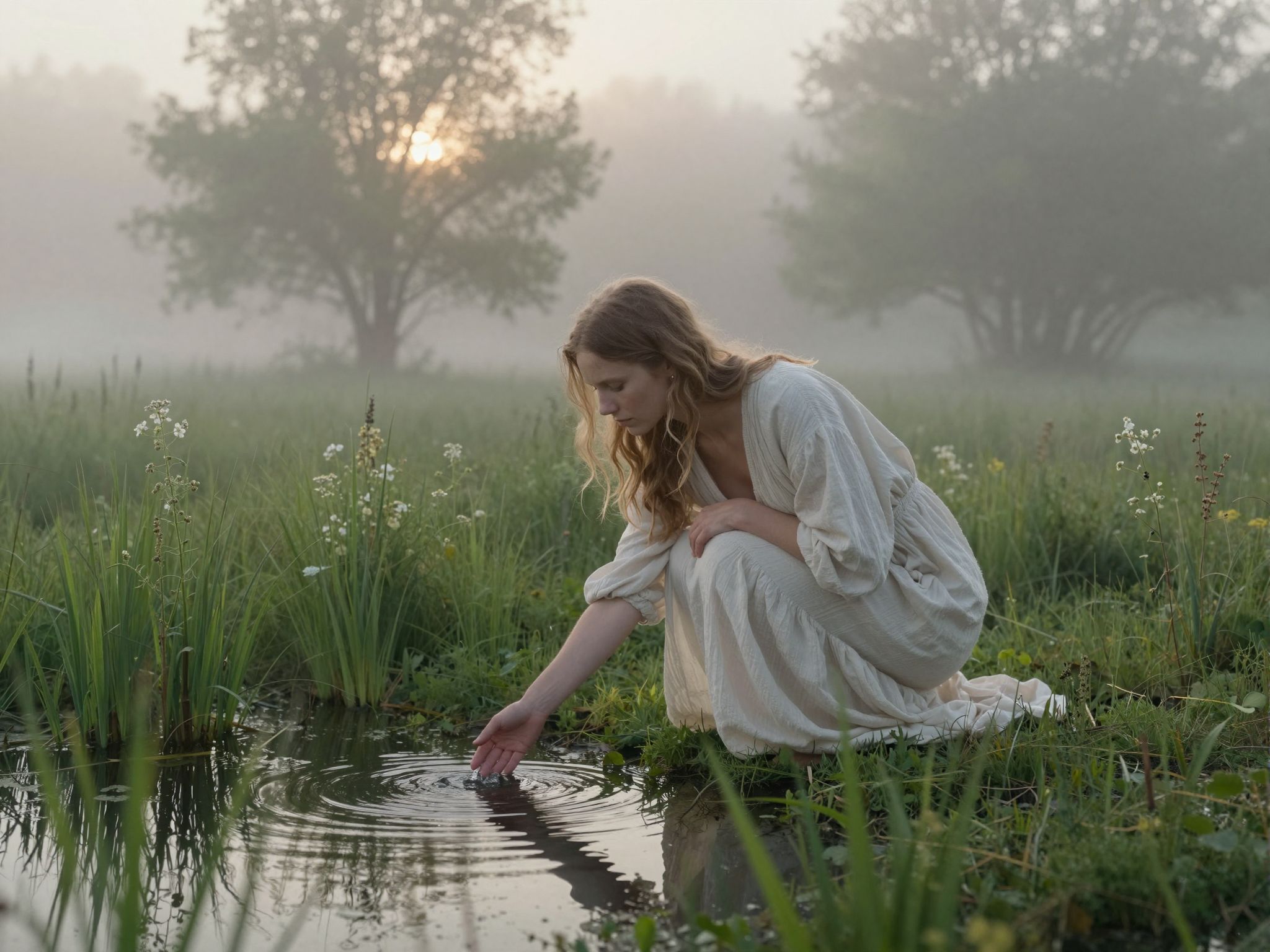 A mocsárban álmodni az újjászületés jelképe, ahol a lélek mélyén rejtőző titkok várnak felfedezésre.