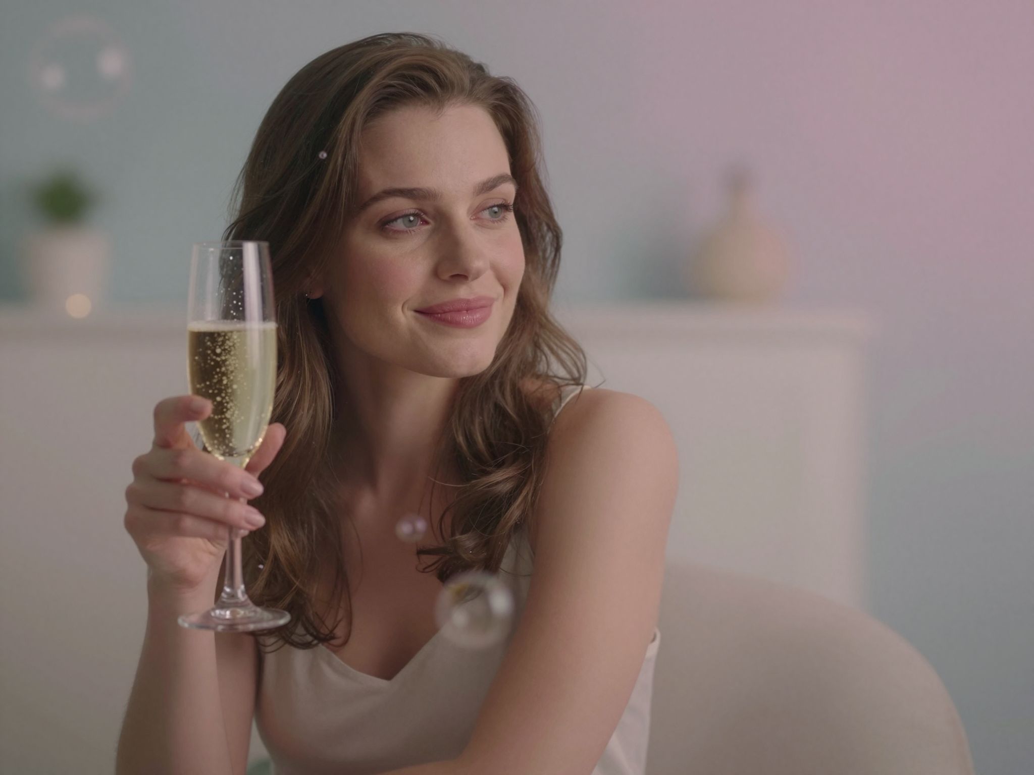 A pezsgő álmában hívogató boldogságot és ünneplést jelez, amely új lehetőségek kapuját nyitja meg előtted.