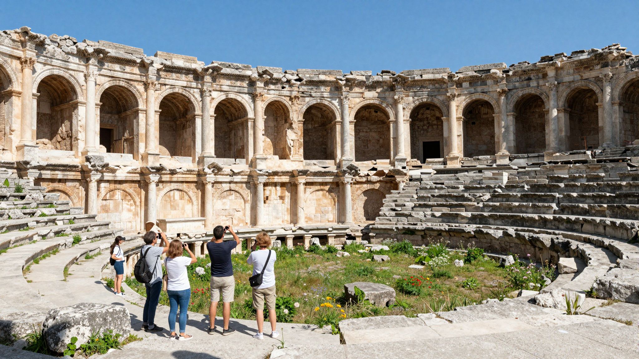 A régi, romos amfiteátrum álma mesés titkokat rejt, ahol a múlt emlékei újraélednek a lelkünkben.