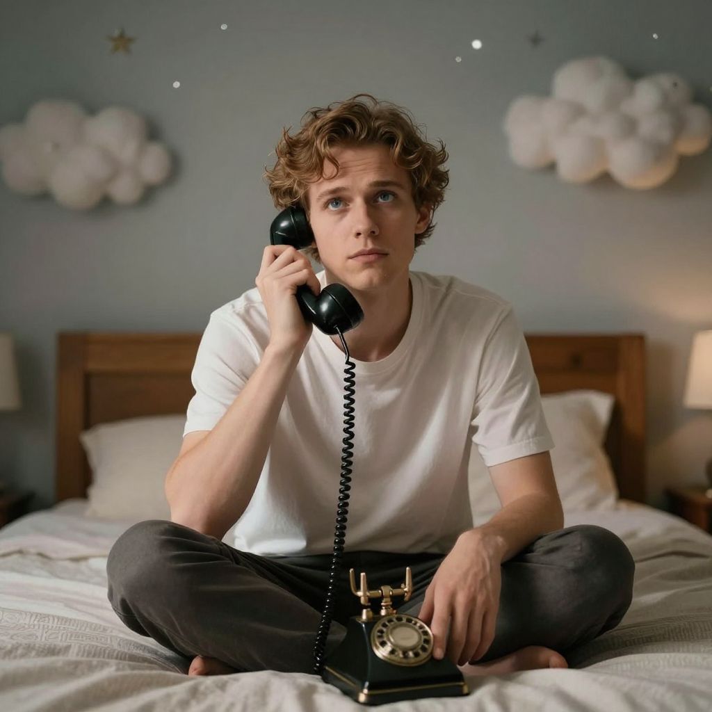 Az álombeli telefonálás néha rejtett vágyakat csenget, amelyek a lélek mélyéből hívogatnak, titkokat sejtetve.