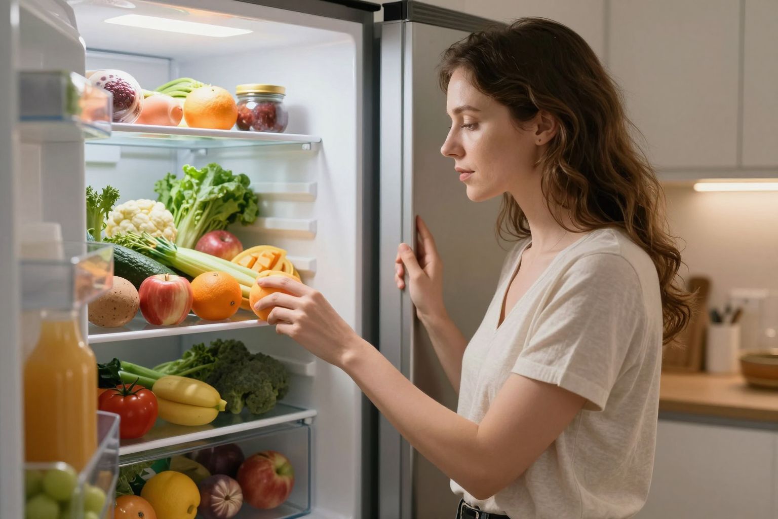 Az álombeli hűtőszekrényből való étel kivétele az érzelmek mélyére vezető felfedezést ígér, titkos vágyakat sejthetünk.