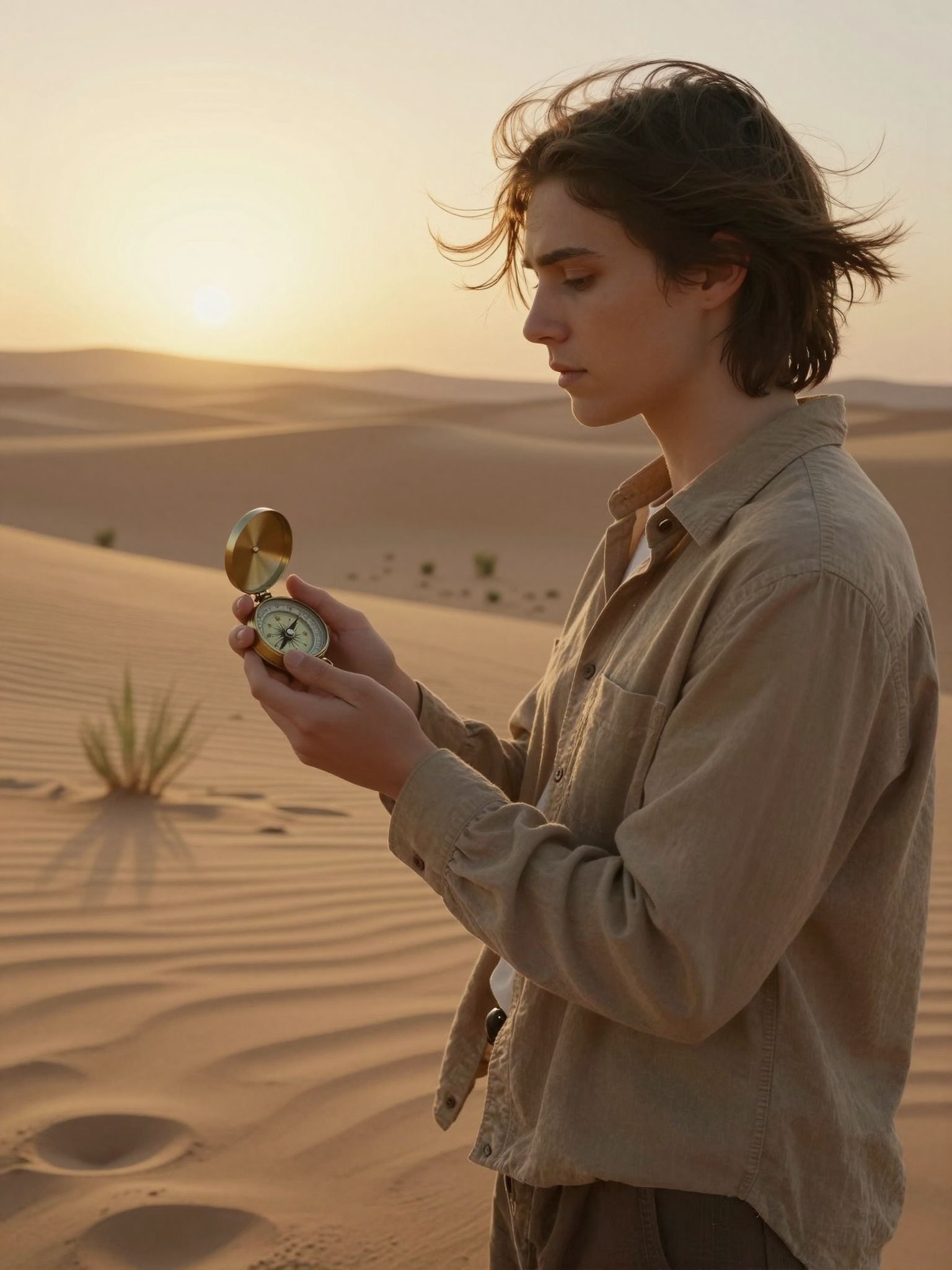 A sivatag homokjain szóló álombeli iránytű a belső utazásunk kezdetét jelzi, felfedezve az elveszett álmokat.