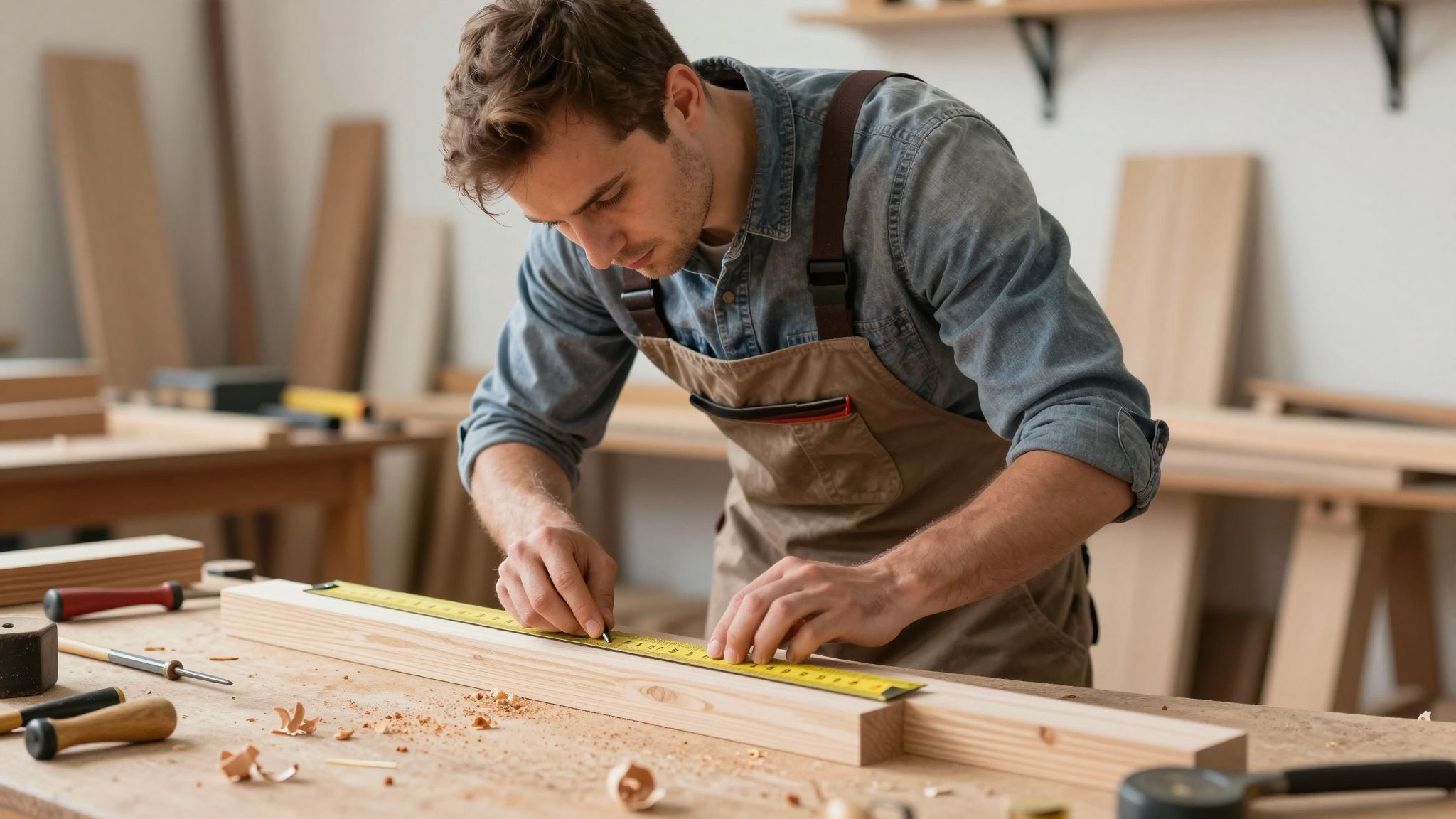 Az álmokban megjelenő tökéletes asztalosmunka a kreativitás mély kincsét és a belső harmóniát jelzi.
