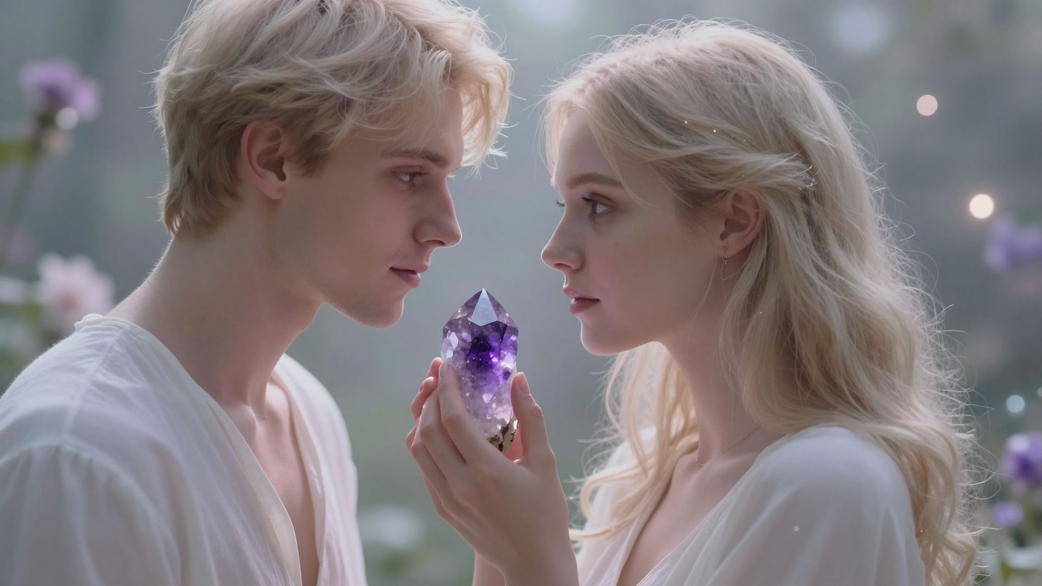 Az ametiszt álomban a szerelem mély érzelmeit és a lelki harmóniát jelképezi, hűség és szenvedély találkozásában.