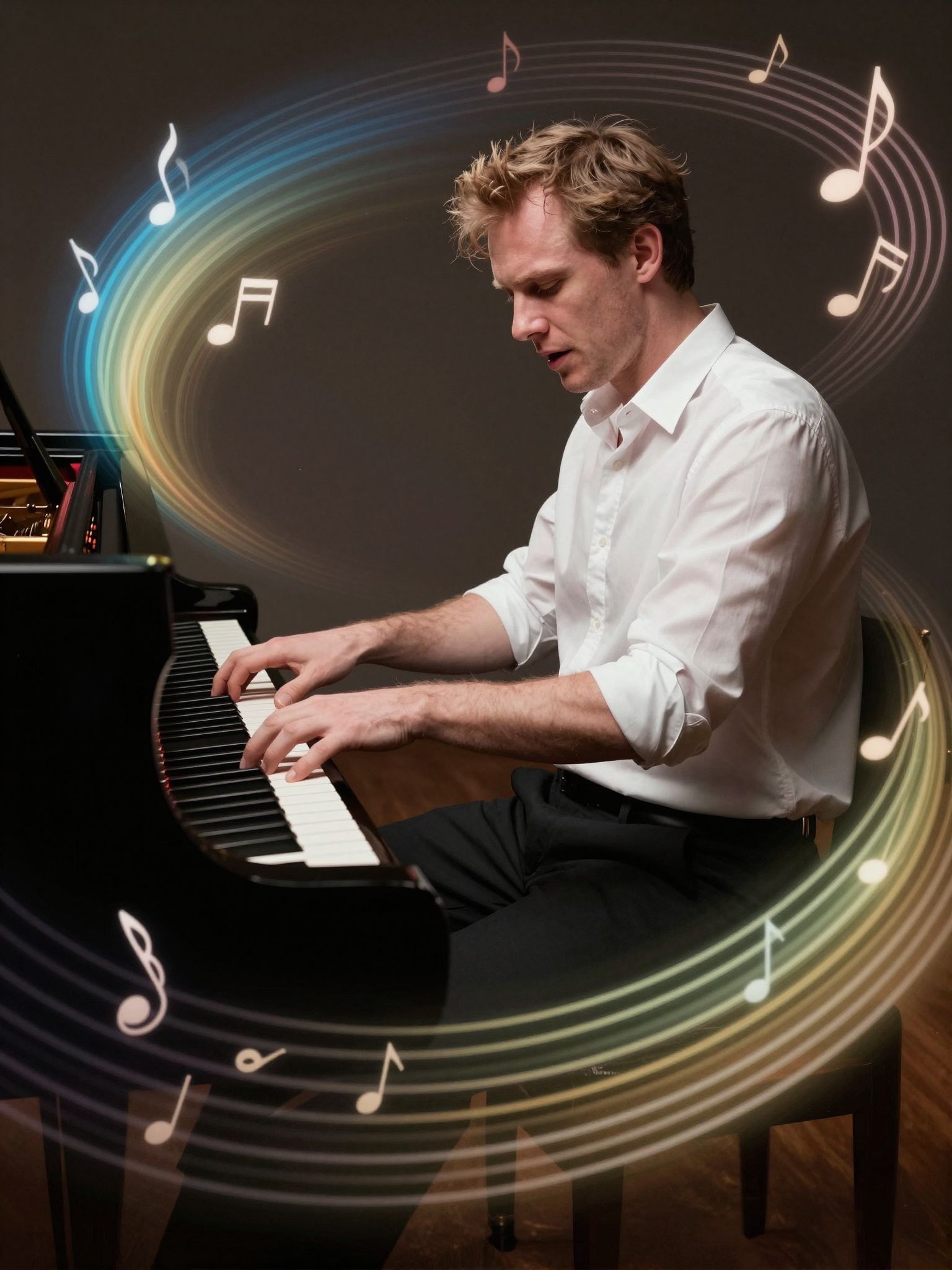 A zene spirálisan zenél, érzelmeket ébresztve: minden hang egy új dimenzióba vezet, ahol a lélek táncol.