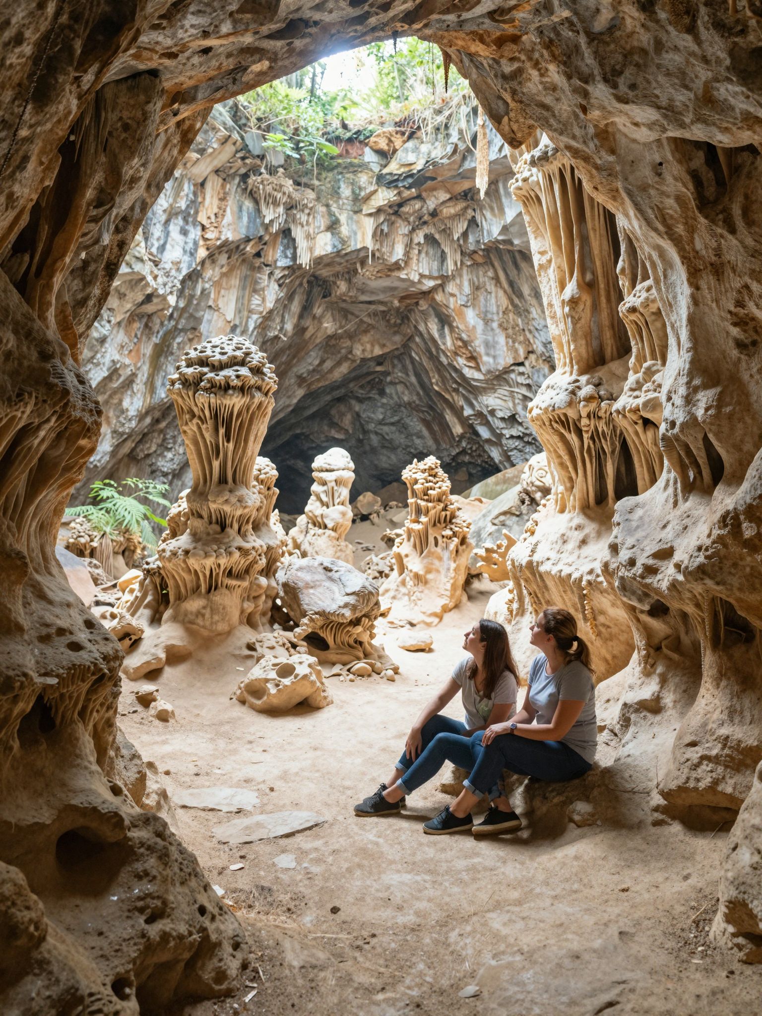 A világos, tágas barlang az önmagunk felfedezésének misztikus helyszíne, ahol a titkok és az álmok összefonódnak.