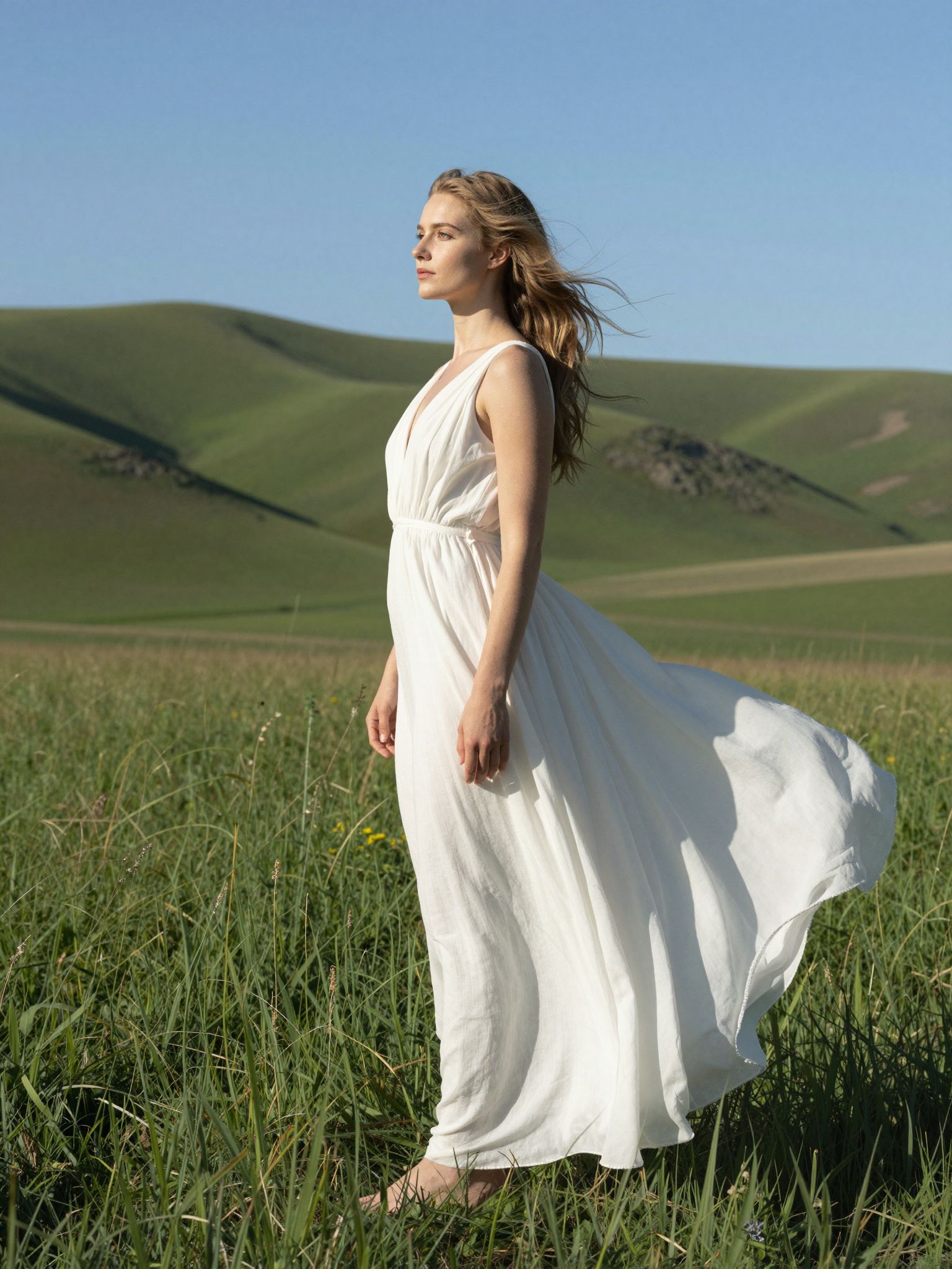 A szélben lobogó lepel titkokat suttog, múltat és jövőt köt össze, örök álomutazásra hívva minket.