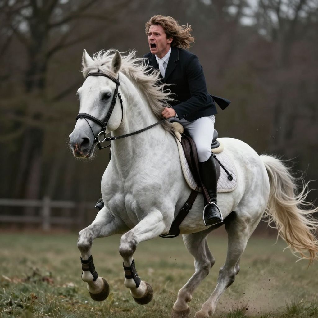 Az álmokban a lovon való menekülés szimbolizálhatja a belső félelmek elől való kiút keresését és szabadságvágyat.