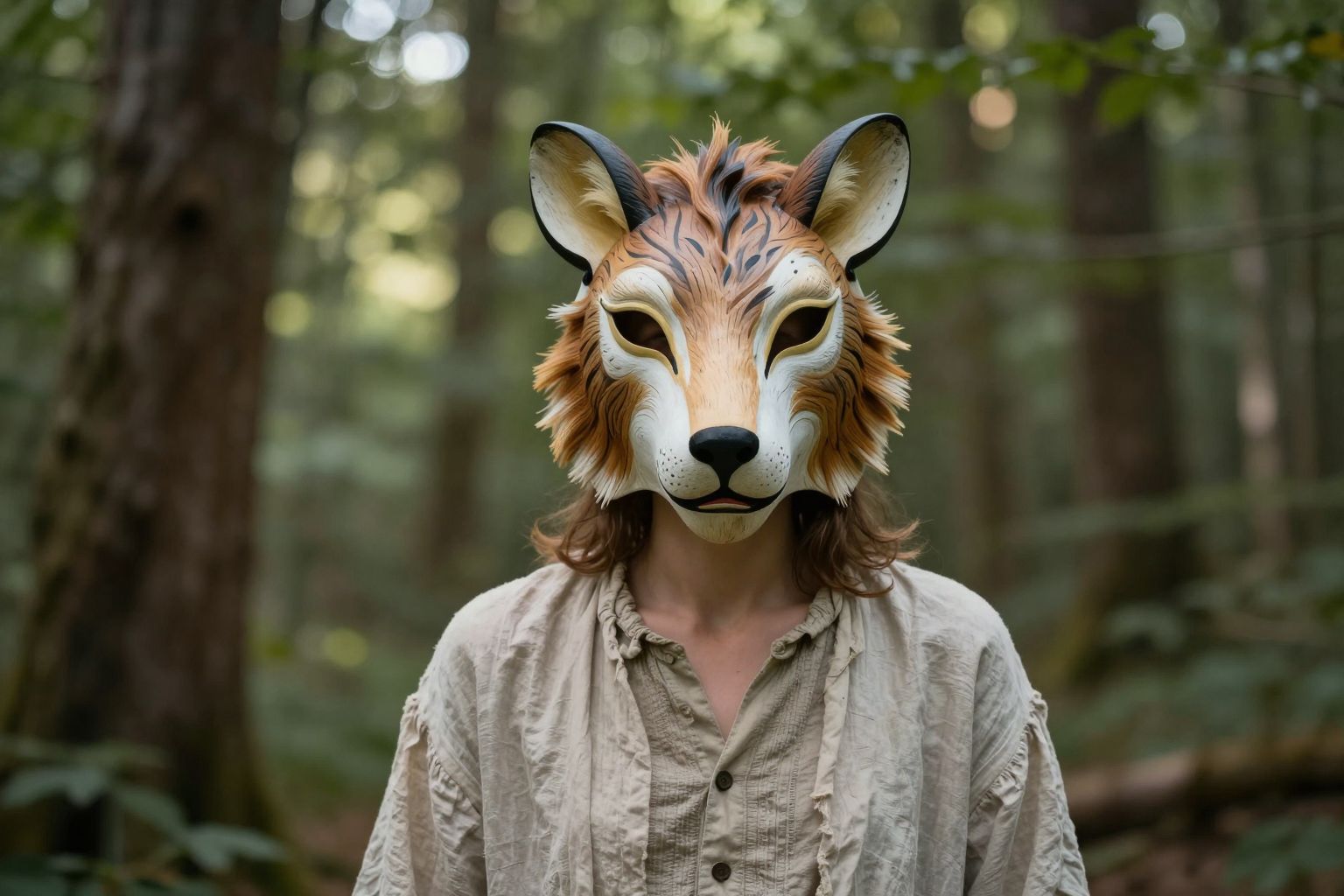 Az állatmaszkok a rejtekezés és átalakulás szimbólumai, titkos vágyakat és elfojtott énjüket tükrözve.